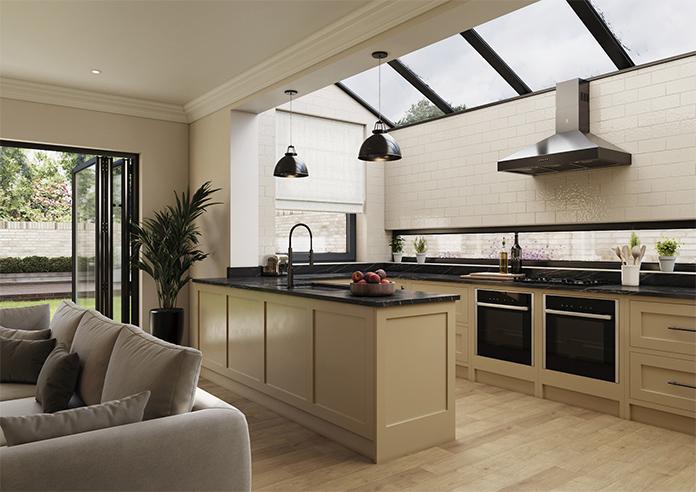 Laura Ashley Ambrose Pale, Natural - Roman Blind - Image 6